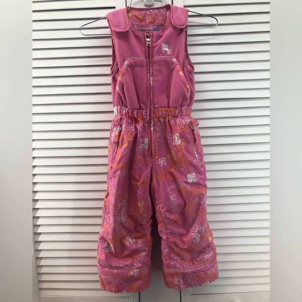 Sunice Pink size 3 toddler Kids snow pants Overalls